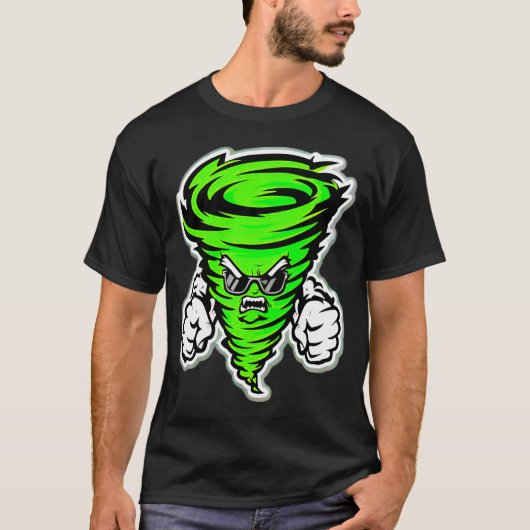 Gothic Tornado: Ik ben het oog van het Storm T-shirt (Voorkant)