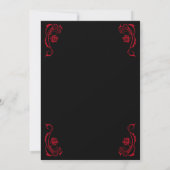 Gothic Tot de Dood Bruiloftsfeest Kaart (Achterkant)