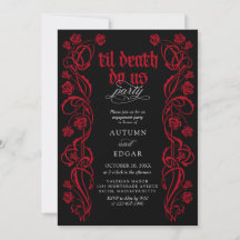Gothic Tot de Dood Bruiloftsfeest