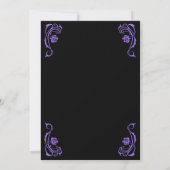 Gothic Tot de Dood Bruiloftsfeest Kaart (Achterkant)