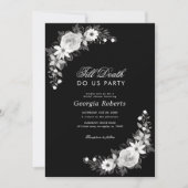 Gothic Tot De Dood Doen Ons Feest Bloemen Vrijgeze Kaart (Voorkant)