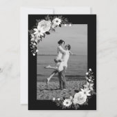 Gothic Tot De Dood Doen Ons Feest Bloemen Vrijgeze Kaart (Achterkant)