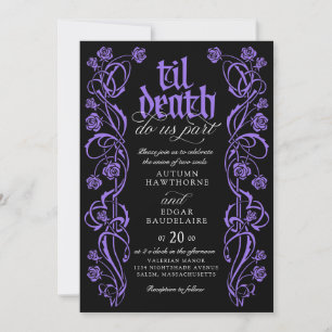 Gothic Tot de Dood Huwelijk Kaart
