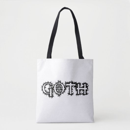 Gothic Tote Bag (Voorkant)