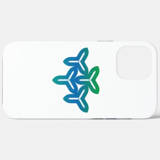 Gothic Tri-blade Case-Mate iPhone Case (Achterkant (horizontaal))