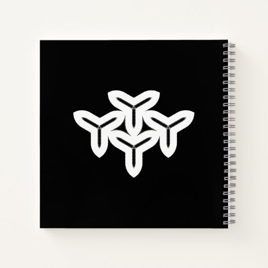 Gothic Tri-blade Notitieboek (Achterkant)