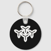 Gothic Tri-blade Sleutelhanger (Voorkant)