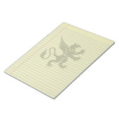 Gothic Tribal Griffin Fantasy Legal Notitieblok (Schuin)