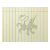Gothic Tribal Griffin Fantasy Legal Notitieblok (Voorkant)
