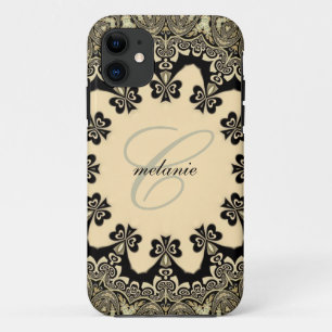  Gothic Tribal Lace Monogram iPhone 5 Case-Mate iPhone Case