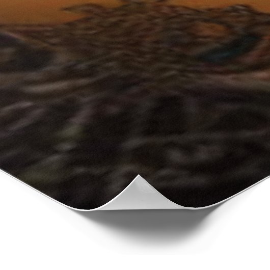 Gothic Tribal Skull Poster (Hoek)