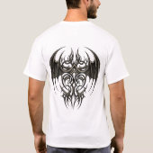 Gothic Tribal Wing T-shirt (Achterkant)