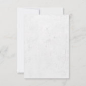 Gothic Trouw Schedel Tot de Dood Ons Scheidt RSVP Kaartje (Achterkant)