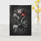 Gothic Tulips Kaart (Gele Bloem)