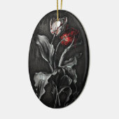 Gothic Tulips Keramisch Ornament (Links)