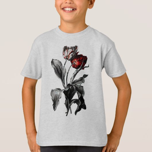 Gothic Tulips T-shirt (Voorkant)