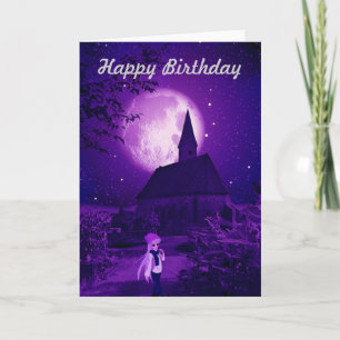 Gothic Tween Birthday Card Kaart