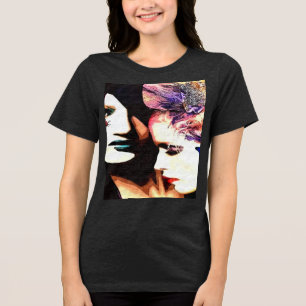 Gothic Twilight   bovennatuurlijke liefde Tri-Blend Shirt