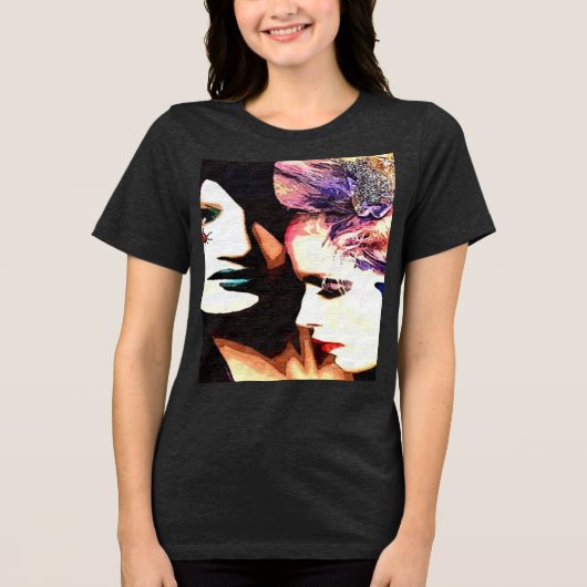 Gothic Twilight | Supernatural Love Tri-Blend Shirt (Voorkant)