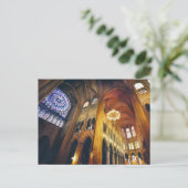 "Gothic Twist" Notre Dame Cathedral-Waterverf Briefkaart (Staand voorkant)