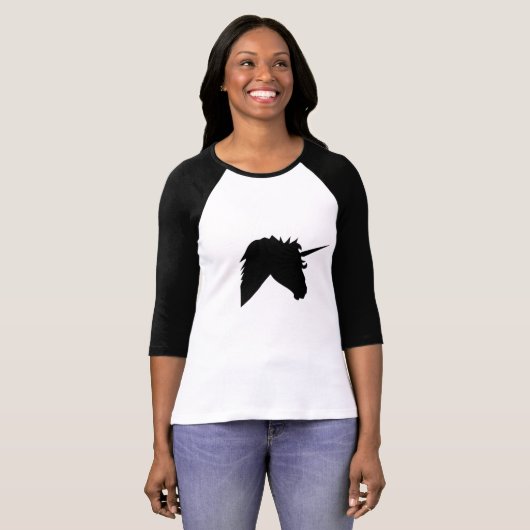 Gothic Unicorn T-shirt (Voorkant volledig)