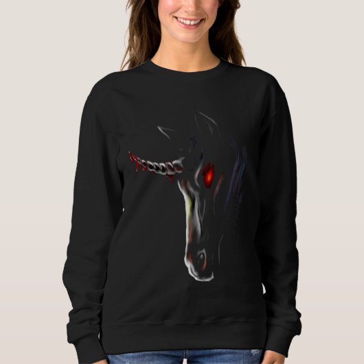 Gothic Unicorn Trui (Voorkant)