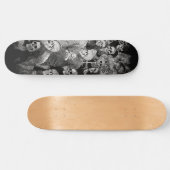 Gothic Urban Night Skull Crowd Persoonlijk Skateboard (Horizontaal)