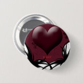 Gothic V-dagproducten Ronde Button 5,7 Cm (Voorkant /achterkant)