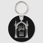 Gothic Vader Vaders Dag Halloween Gothic Streetwea Sleutelhanger (Voorkant)