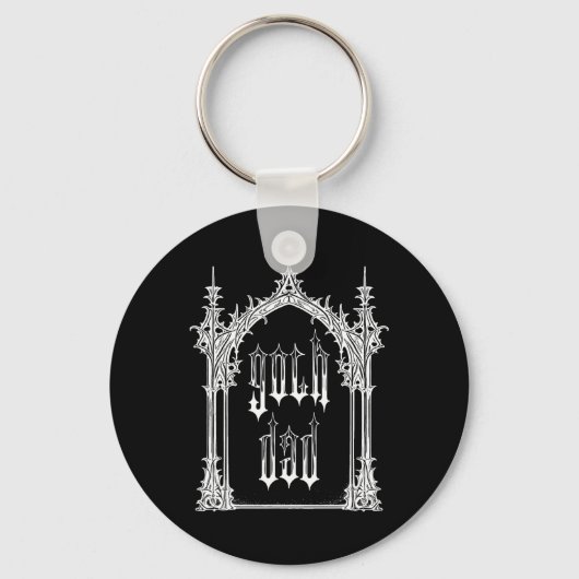 Gothic Vader Vaders Dag Halloween Gothic Streetwea Sleutelhanger (Voorkant)
