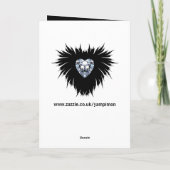 Gothic Valentijn Feestdagen Kaart (Achterkant)