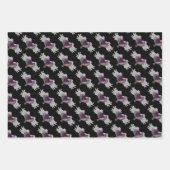 Gothic Valentijn gevleugelde harten Inpakpapier Vel (Voorkant 3)