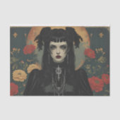 Gothic Valentine Decoupage Large Tissuepapier (Voorkant)