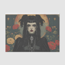 Gothic Valentine Decoupage Large Tissuepapier