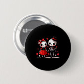Gothic Valentine  Ronde Button 5,7 Cm (Voorkant /achterkant)