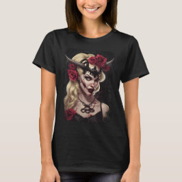 Gothic Vampier Koningin T-Shirt | Dark Fantasy Geh