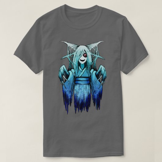 gothic vampier - mannen vrouwen met kraampje t-shirt (Design voorkant)