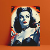  Gothic Vampier Vrouw Briefkaart