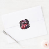 Gothic Vampierlippen Donkere Fantasy Sticker (Envelop)