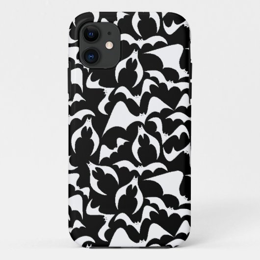 Gothic Vampiervleermuizenpatroon Case-Mate iPhone Case (Achterkant)