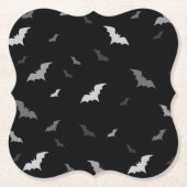 Gothic Vampire Bats Drink Coasters Kartonnen Onderzetters (Voorkant)