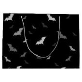 🦇 Gothic Vampire Bats Gift Bag Groot Cadeauzakje (Achterkant)