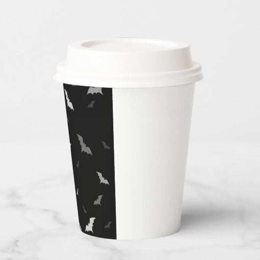 🦇 Gothic Vampire Bats Papieren Bekers (Links)
