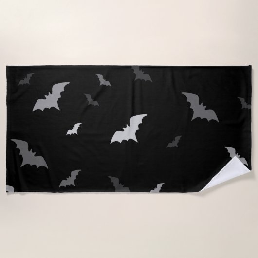 🦇 Gothic Vampire Bats Strandlaken (Voorkant)