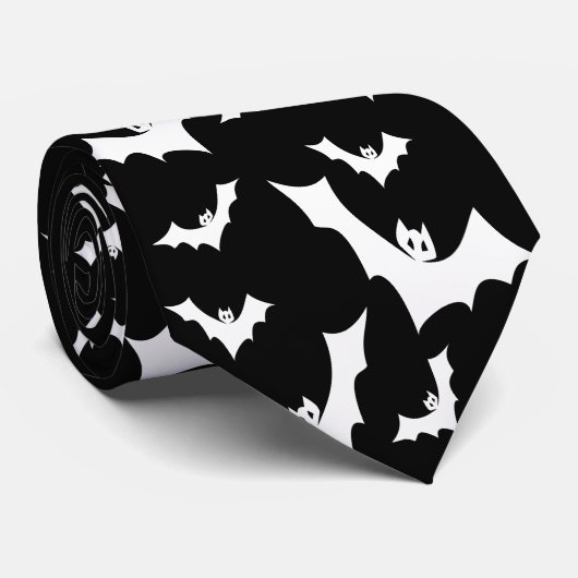 Gothic Vampire Bats Stropdas (Opgerold)