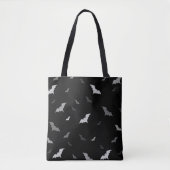 🦇 Gothic Vampire Bats Tote Bag (Voorkant)