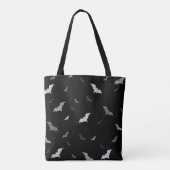 🦇 Gothic Vampire Bats Tote Bag (Achterkant)