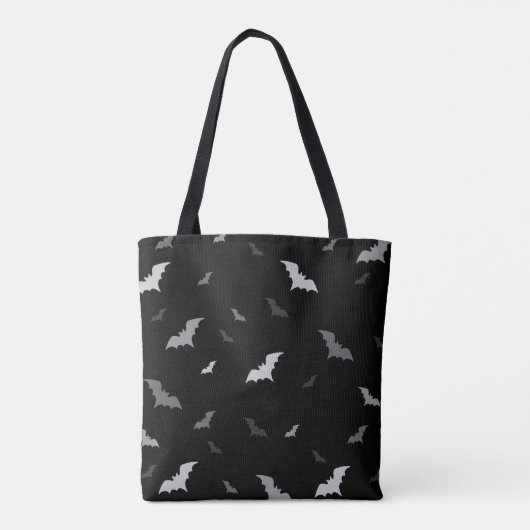 🦇 Gothic Vampire Bats Tote Bag (Achterkant)