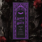 Gothic Vampire Cathedraal Save the Date Kaart