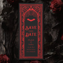 Gothic Vampire Cathedraal Save the Date